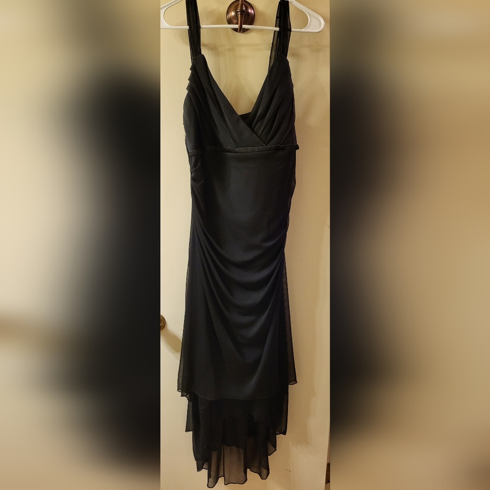 Black cocktail party dress